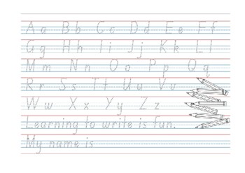 ABC'S Tracing, including 