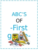 ABC'S of First Grade Parent Resource (EDITABLE)(PPT)