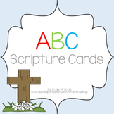 ABC Scripture Cards - Upper and Lower Letter Match &  Bible Verse