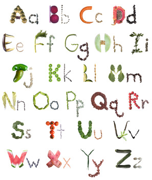 Preview of ABC Seed to Food Poster | Upper and Lower Case Food Alphabet - Healthy ABC