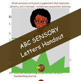 ABC Sensory Letters (Handout)