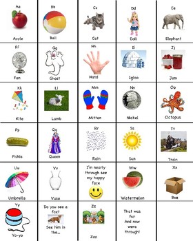 Abc Song Chart Worksheets Teachers Pay Teachers