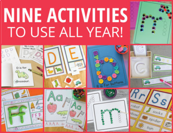 Download Alphabet Activities Mega Bundle Abc Activity Set For Preschool Kindergarten