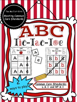 Preview of ABC Tic-Tac-Toe (Literacy)