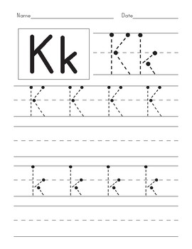 ABC Trace - Primary Writing Practice by Bead Pond Media | TPT