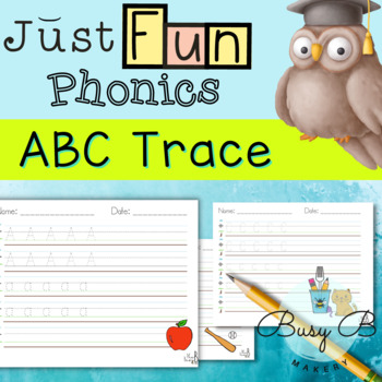Preview of ABC Trace with Keywords- Upper, Lower, and Individual Letter Practice!