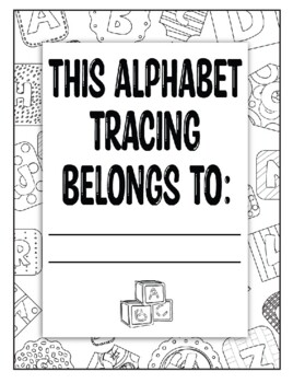 Preview of ABC Tracing - 88 pages PPT *EDITABLE* K-3, ESE, Fine Motor