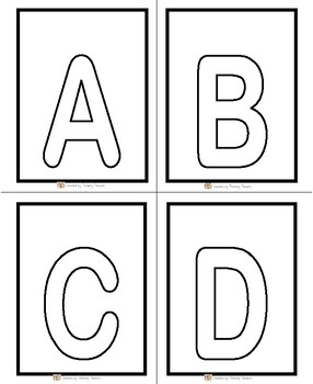 ABC Tracing Cards by Primary Peanuts | TPT