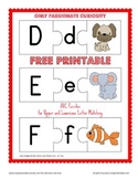 ABC Upper and Lowercase Matching Puzzles