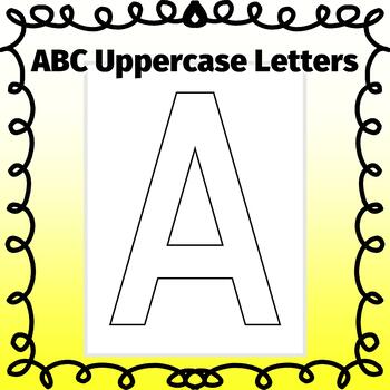 ABC Uppercase Alphabet Letters by Learnful | TPT