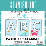 ABC Wordwall DEBAJO DEL MAR Under the Sea Spanish/English 