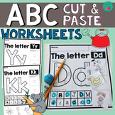 ABC Worksheets - Cut and Paste, Trace, Find