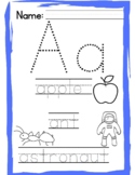 ABC Worksheets - Each letter has 3 words to write and imag