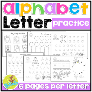 abc pre writing skills tracing practice letter stroke order tpt