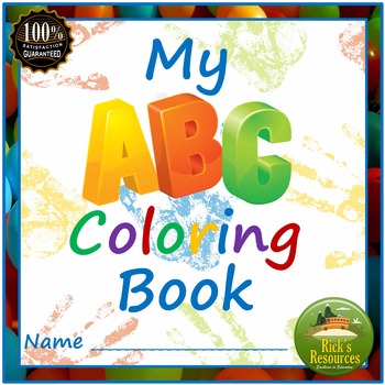 Preview of Alphabet Letters Coloring Book