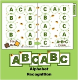 ABC You at the Finish Line Board Game-  Folder Alphabet Re