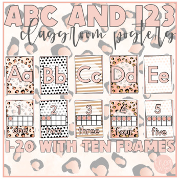 Preview of ABC and 123 Classroom Posters