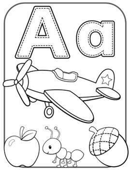 123 ABC Coloring Book Letter Tracing: A Coloring & Tracing Book