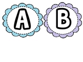 ABC letters and word wall signs