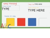 ABC morning Template