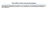 ABC of The French Revolution Project