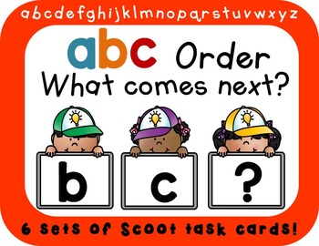 Preview of ABC Order Task Cards