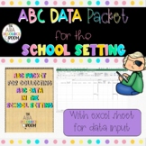 ABC packet for school settings