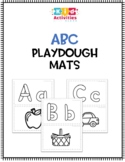 ABC playdough mats to practice the Alphabet