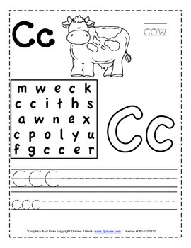 ABC practice packet by Megan Montgomery | TPT