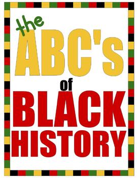 Preview of ABC's of Black History
