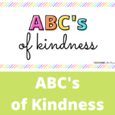 ABC's of Kindness (SEL Tool)