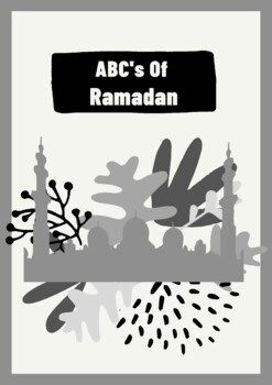 Preview of ABC's of Ramadan b&w