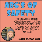 ABC's of Safety Activity