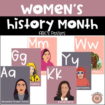 Preview of ABC's of Women's History