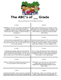 ABC's of ___ Grade