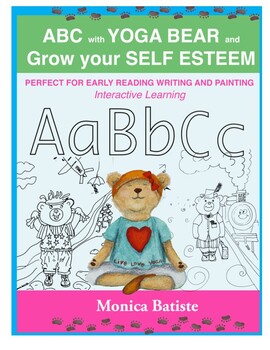 Preview of ABC with YOGA BEAR and GROW YOUR SELF-ESTEEM Character Education