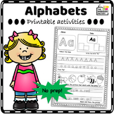 Alphabet tracing | ABC Worksheets | A - Z Letter Writing &