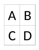ABCD Response Card Template