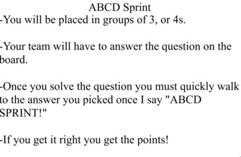 Preview of ABCD SPRINT Geometry Review
