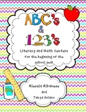 ABC's & 1,2,3's -> Literacy and Math Centers for Back to School