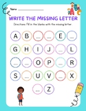 ABCs Alphabet Practice Write the Missing Letter *All Lette