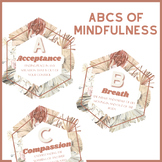 ABCs of Mindfulness - DIGITAL Mindfulness Vocabulary Poste
