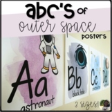 ABCs of Outer Space- Alphabet Posters and Flashcards | D'N