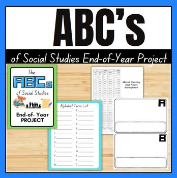 Preview of ABCs of Social Studies| End-of-Year Project