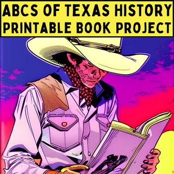 Preview of ABCs of Texas History Book Project End Of The Year