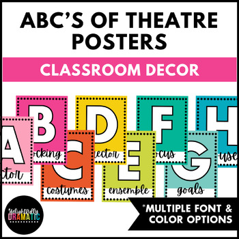 Preview of ABCs of Theatre | Drama Classroom Posters