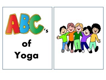 Abcs Of Yoga Flashcard For Children By All About Pre K Tpt