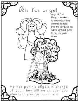 ABC Bible Coloring Book by Fun and Learning | Teachers Pay Teachers