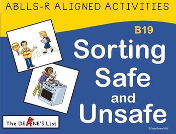 Preview of ABLLS-R ALIGNED ACTIVITIES B19 Sorting Safe and Unsafe