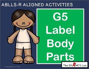 Preview of ABLLS-R ALIGNED ACTIVITIES G5 Label Body Parts